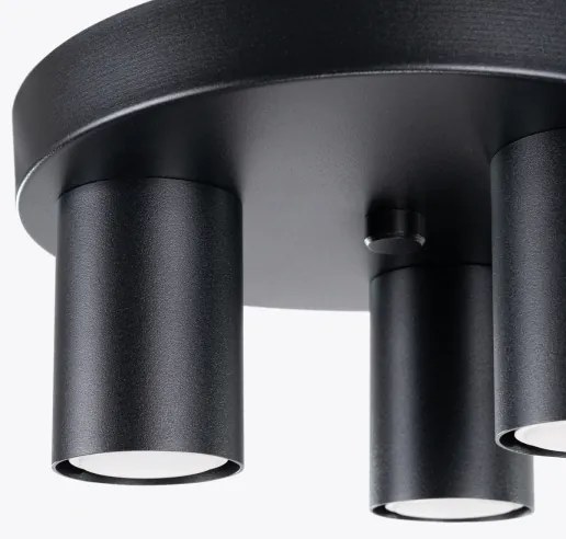 Sollux SL.1466 - Spotlámpa LAGOS 3xGU10/10W/230V fekete