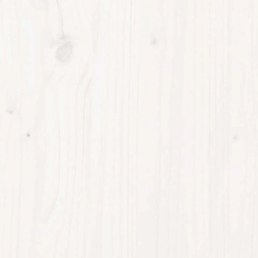 vidaXL fehér tömör fenyőfa karácsonyfa-dekoráció 100 cm