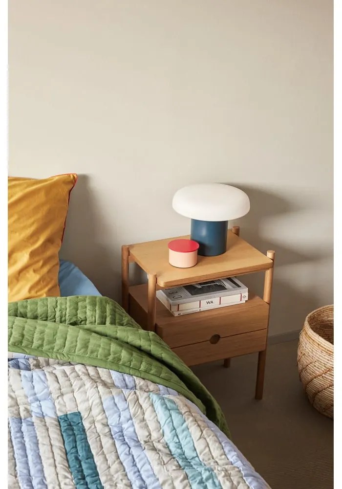 Sötétkék asztali lámpa (magasság 20 cm) Ateliers – Hübsch