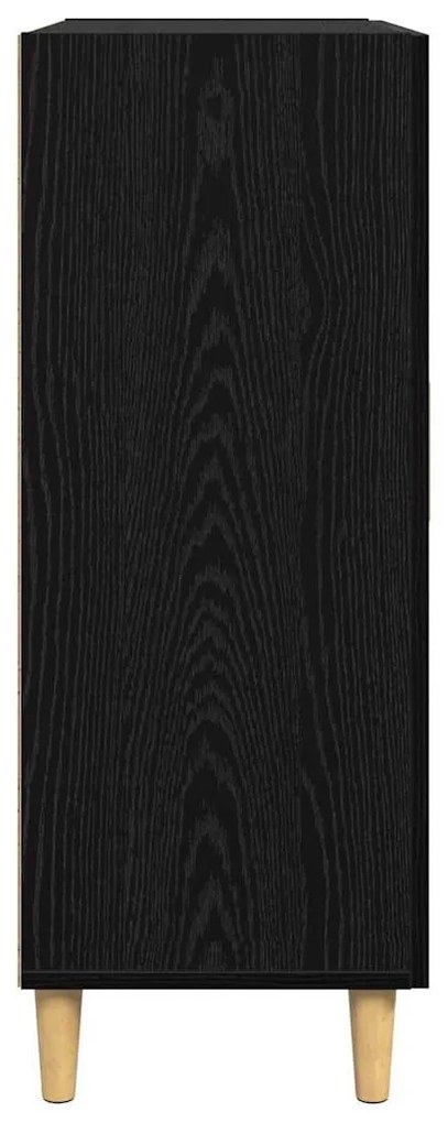 Széf fiókkal Musta tammi 34 x 69,5 x 90 cm Faanyag