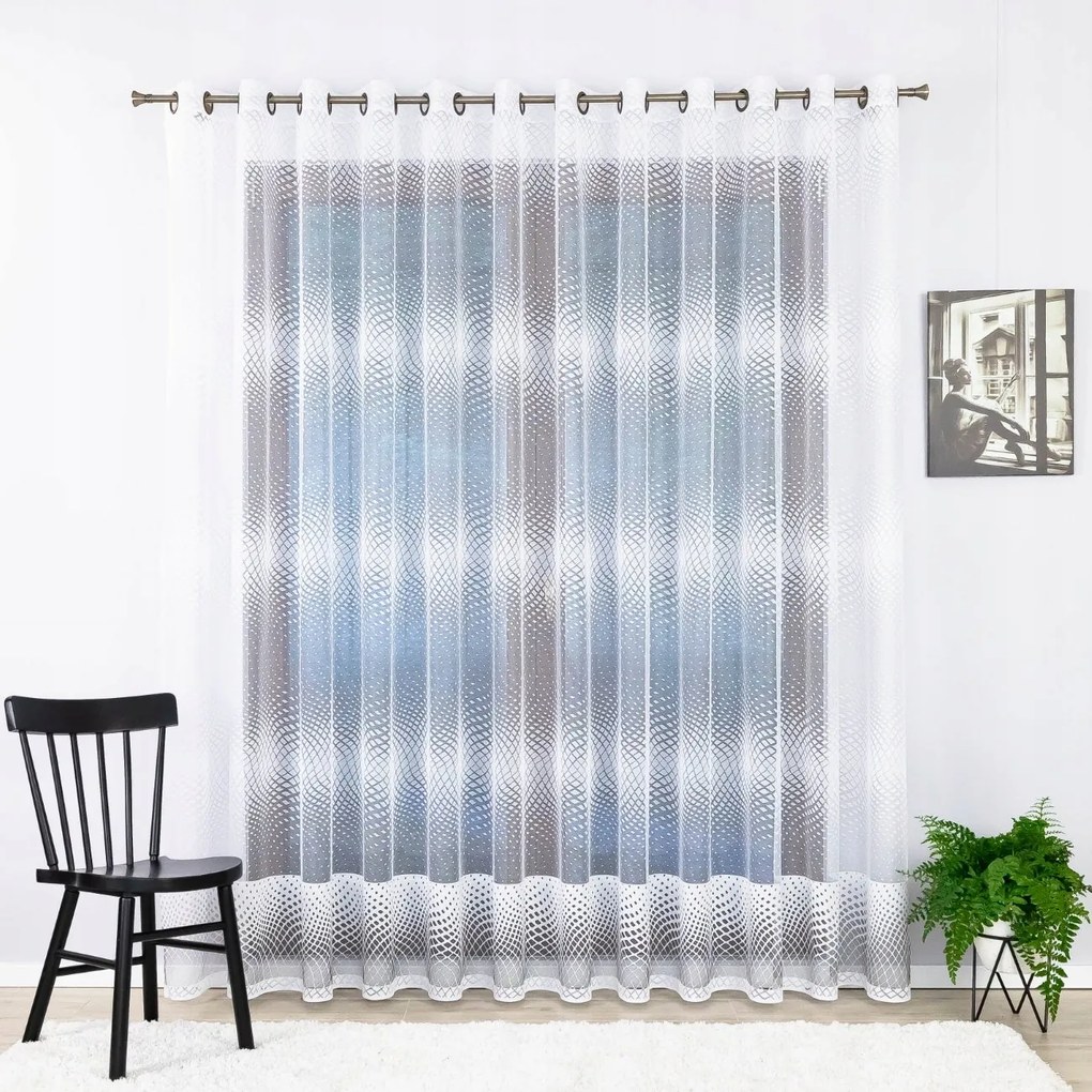 Függöny Kész Geometrikus Átvezetők 450x210