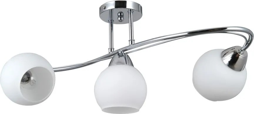 ITALUX PND-40692-3-CH BEVIO Mennyezeti Csillár Fehér, Króm, Opál E27 IP20