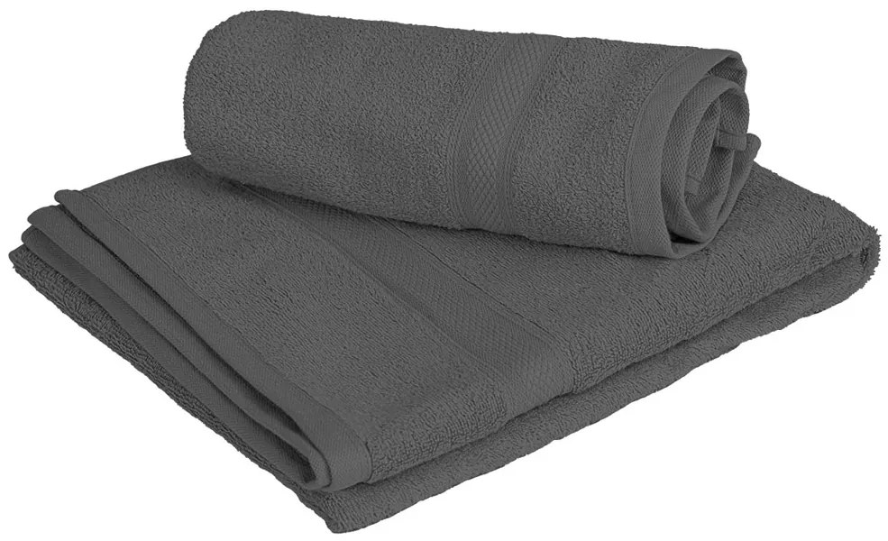CLARYSSE ELEGANCE törölköző 70x140 cm szürke, 100% pamut