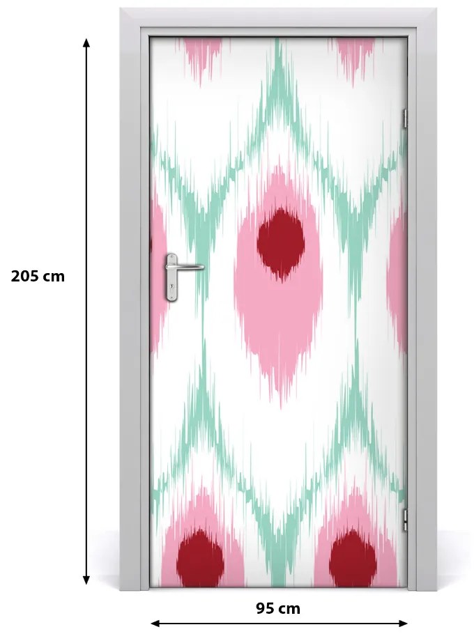 Ajtóposzter öntapadós otthon páva minta 95x205 cm