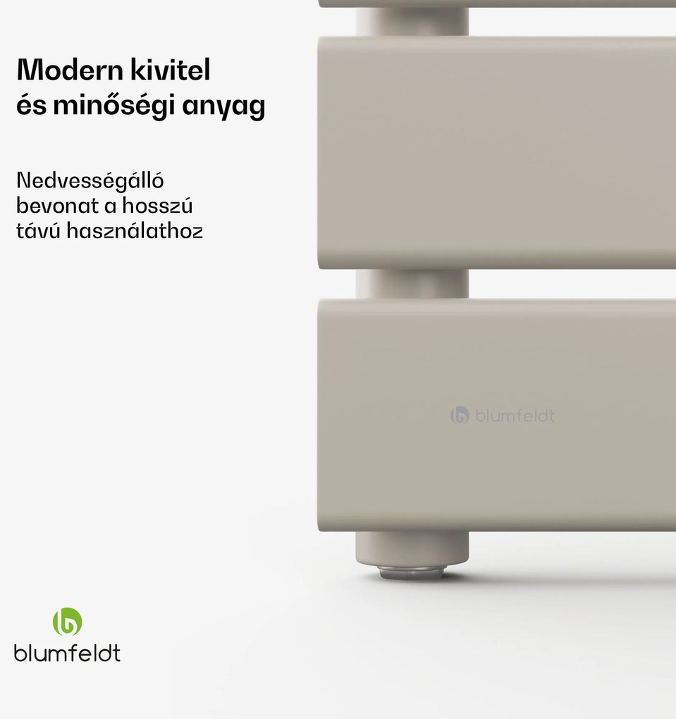 Blumfeldt Fairmont radiátor, 60 x 180 cm, falra szerelhető, modern kivitel, meleg víz