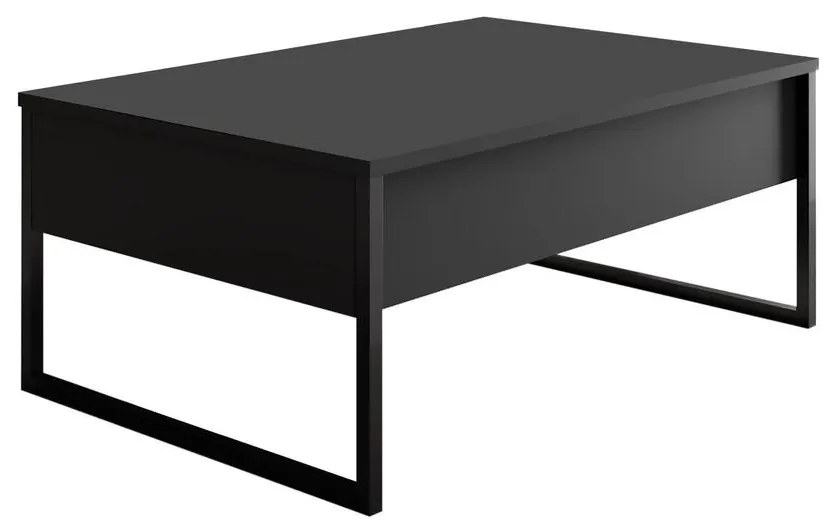 Dohányzóasztal Luxe - Anthracite, Black