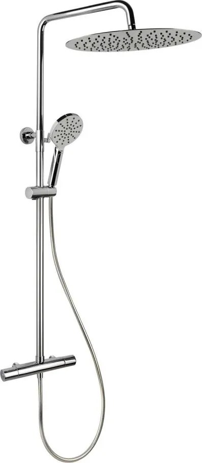 DRAGOR termosztátos zuhanyszett, fényes króm