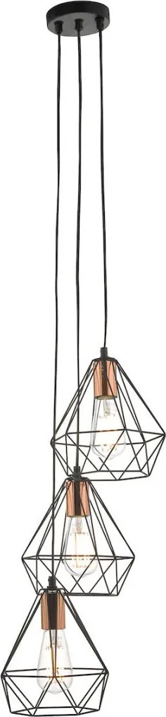 DAR LIGHTING DEY0322 DEYON Vintage Függesztett Lámpa E27 IP20