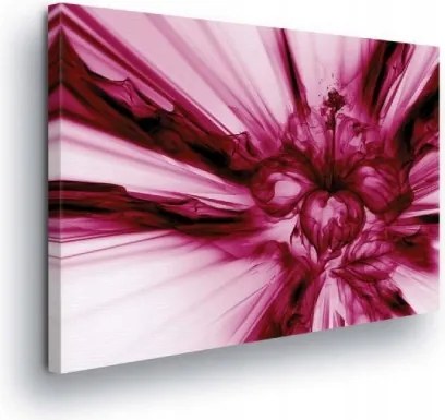 Vászonkép 60x40 Absztrakt energia mozgás lila rózsaszín modern művészet