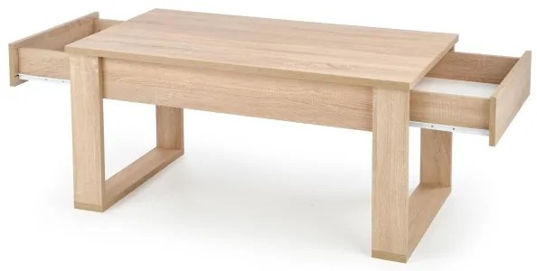 Kávésasztal NEA 52x110 cm bézs/tölgy sonoma