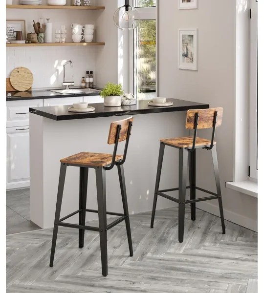 Bárszék AVEN barna/fekete