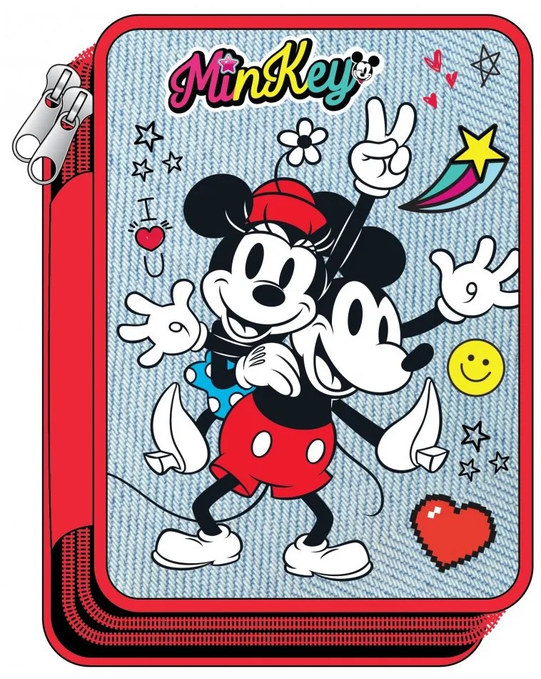 Disney Minnie Mickey tolltartó töltött 2 emeletes