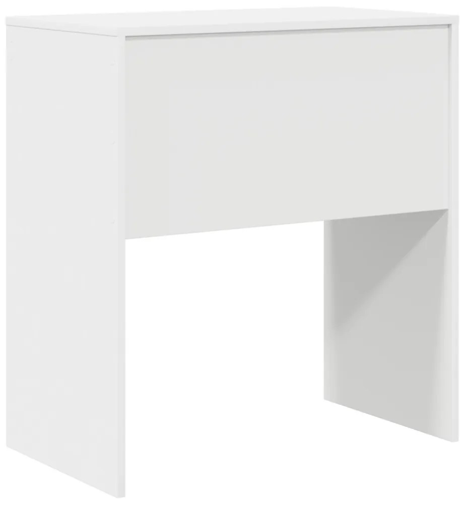 vidaXL Íróasztal Fehér Szerelt fa 70 x 40 x 76 cm Egyszerű Íróasztal