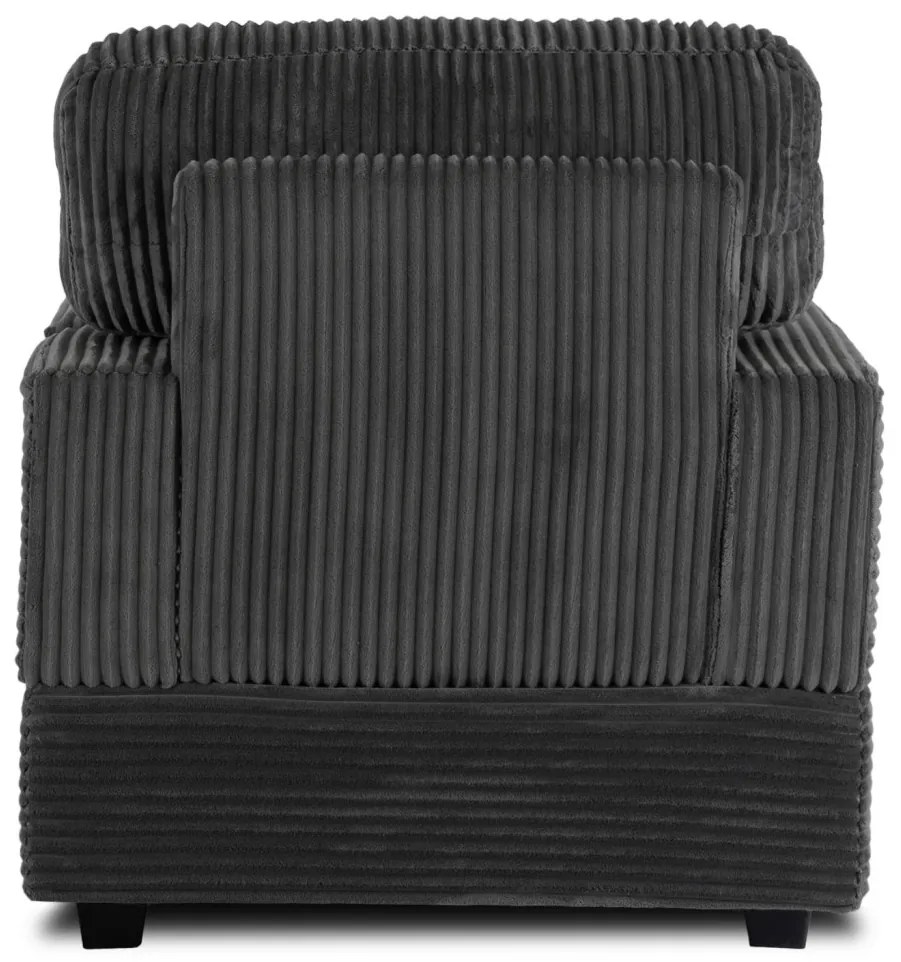 Fotel Wypoczynkowy NEO Szary Sztruksowy