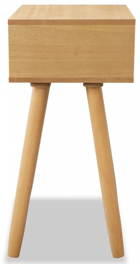 2 db barna, tömör fenyőfa éjjeliszekrény 40 x 30 x 61 cm