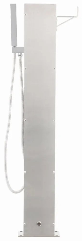rozsdamentes acél kerti zuhanycsaptelep 110 cm