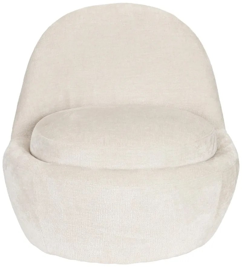 Krémszínű fotel Nash – White Label