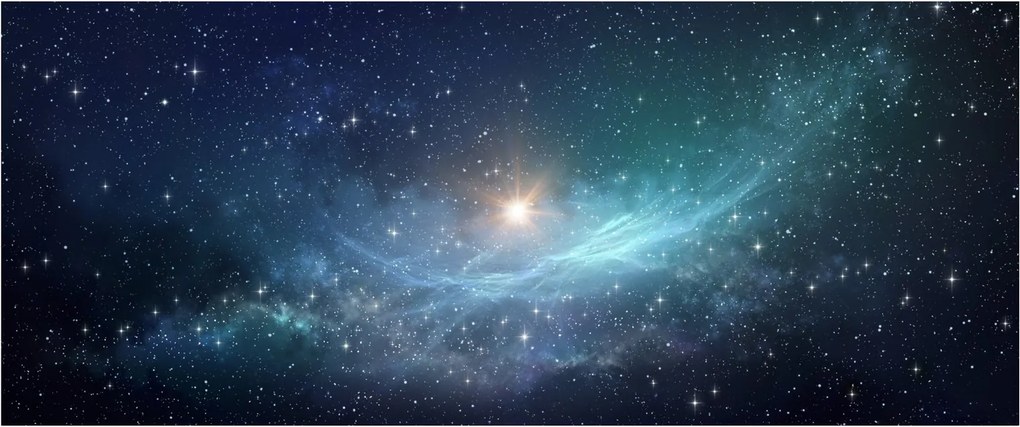 Kép - Csillagok és ködök (120x50 cm)