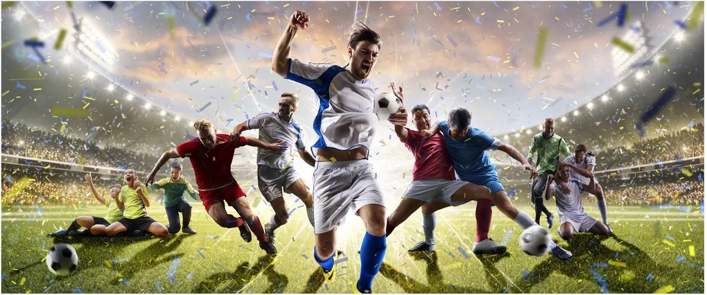 Kép - futball (120x50 cm)