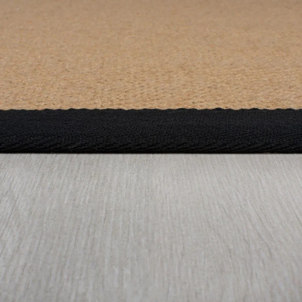 Natúr színű juta futószőnyeg 60x600 cm Kira – Flair Rugs