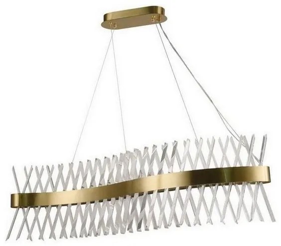 LED állítható fényerejű kristály csillár kábellel LED/95W/230V + DO