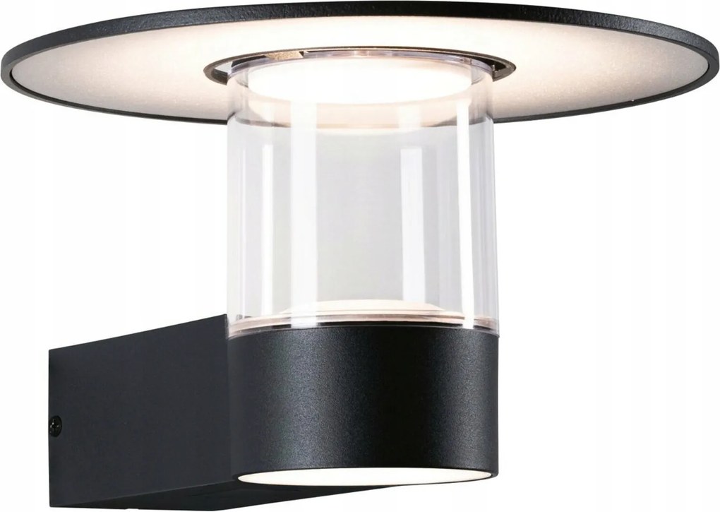 Paulmann Led kültéri fali lámpa Sienna 9W Hf szenzorral IP44 antracit 3