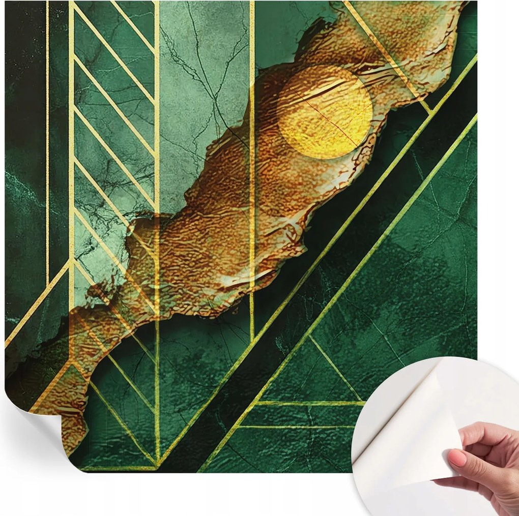 Öntapadós fotótapéta Falra 3D Loft Geometrikus feszültség 250x250 cm