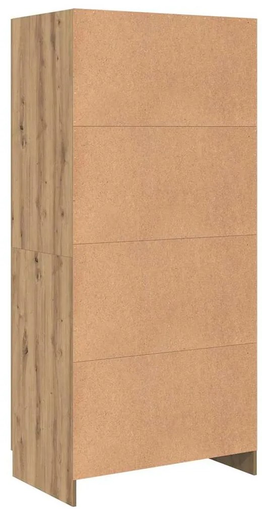 Ruhásszekrény ajtóval artisian oak 82.5 x 51.5 x 180 cm Faanyag