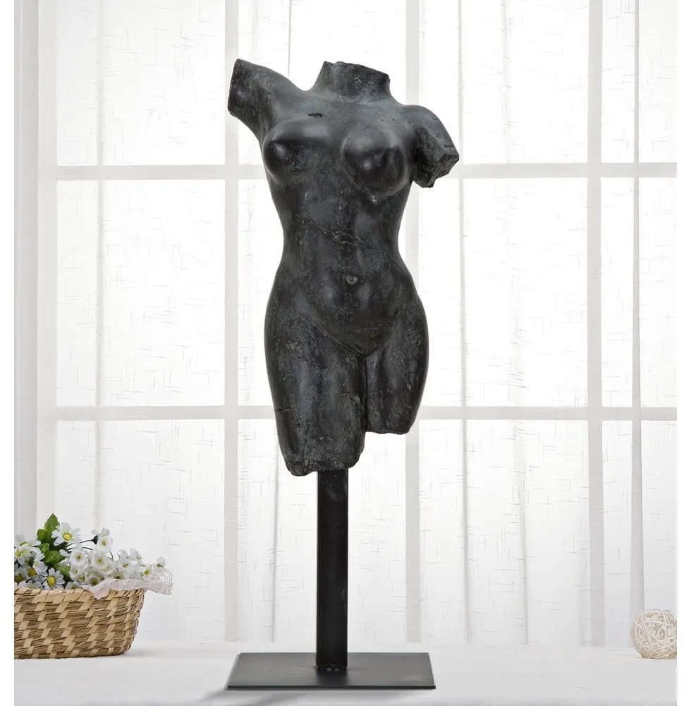 Museum Woman fekete dekorációs szobor - Mauro Ferretti