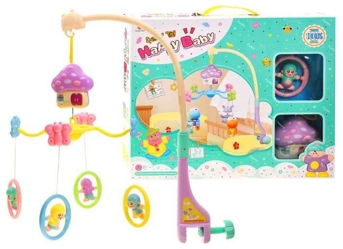 Körhinta a kiságy fölé - pasztell