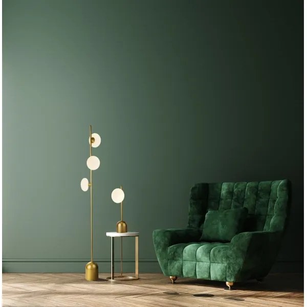 Searchlight EU94040-1GO - Asztali lámpa PEBBLE 1xG9/7W/230V arany