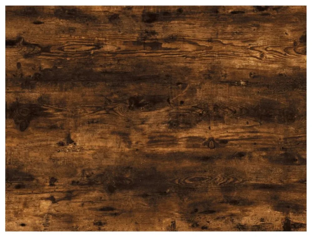 4 db füstös tölgy színű szerelt fa fali polc 40 x 30 x 1,5 cm