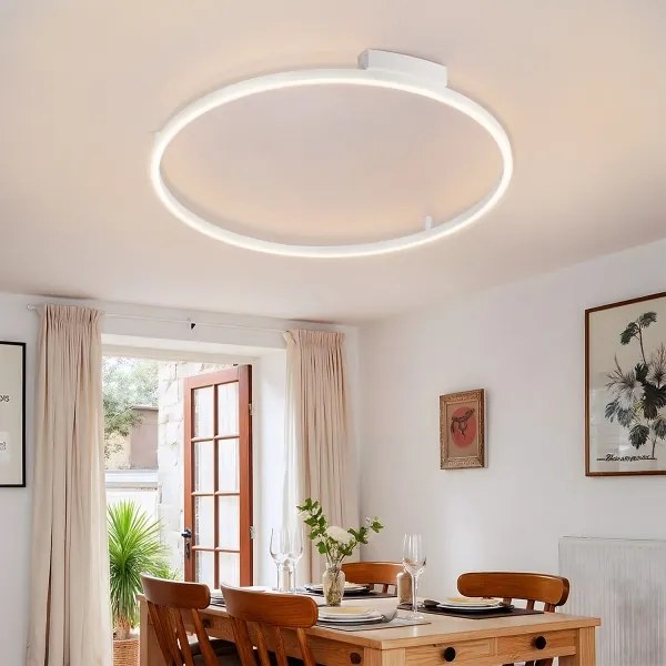 Brilagi - LED dimmelhető lámpatest PORTOFINO LED/60W/230V átm. 80 cm fehér + távirányító