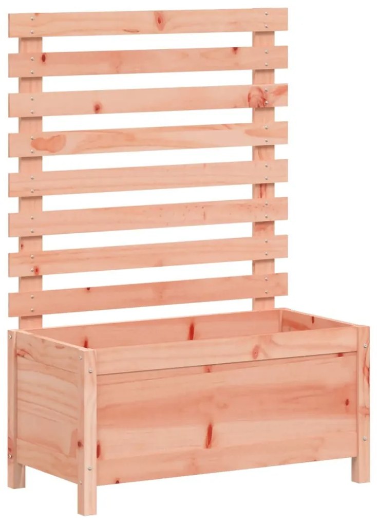 tömör duglászfenyő kerti növénytartó állvánnyal 79x39,5x114 cm
