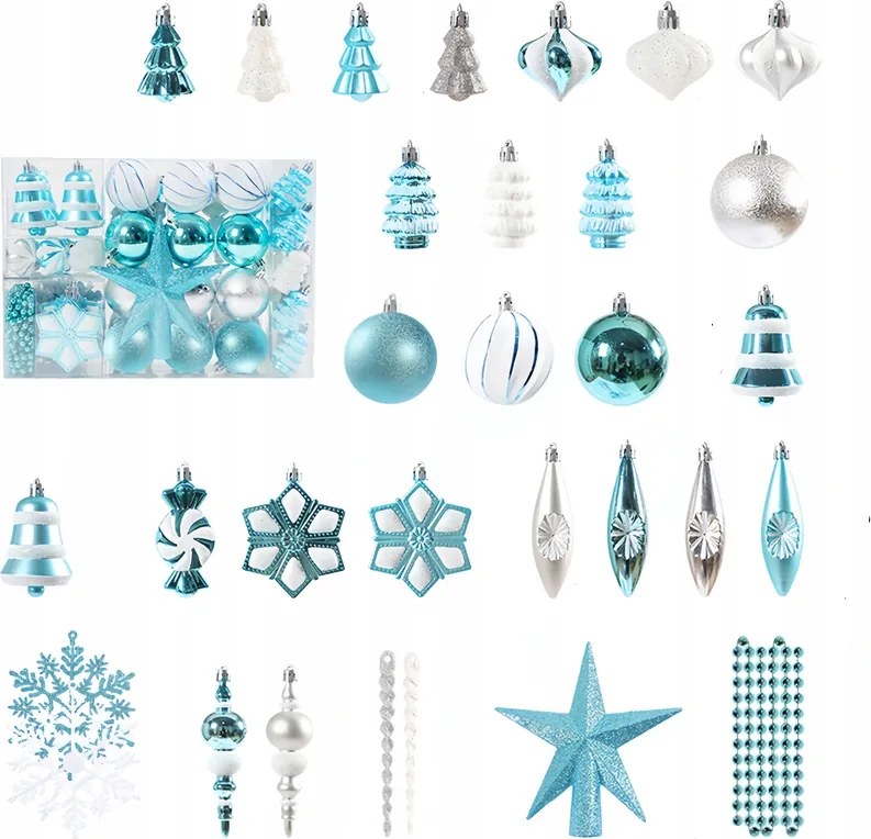 Karácsonyfa Gömbök Nagy Karácsonyi Díszek Törhetetlen Karácsonyfa Gömb Szett