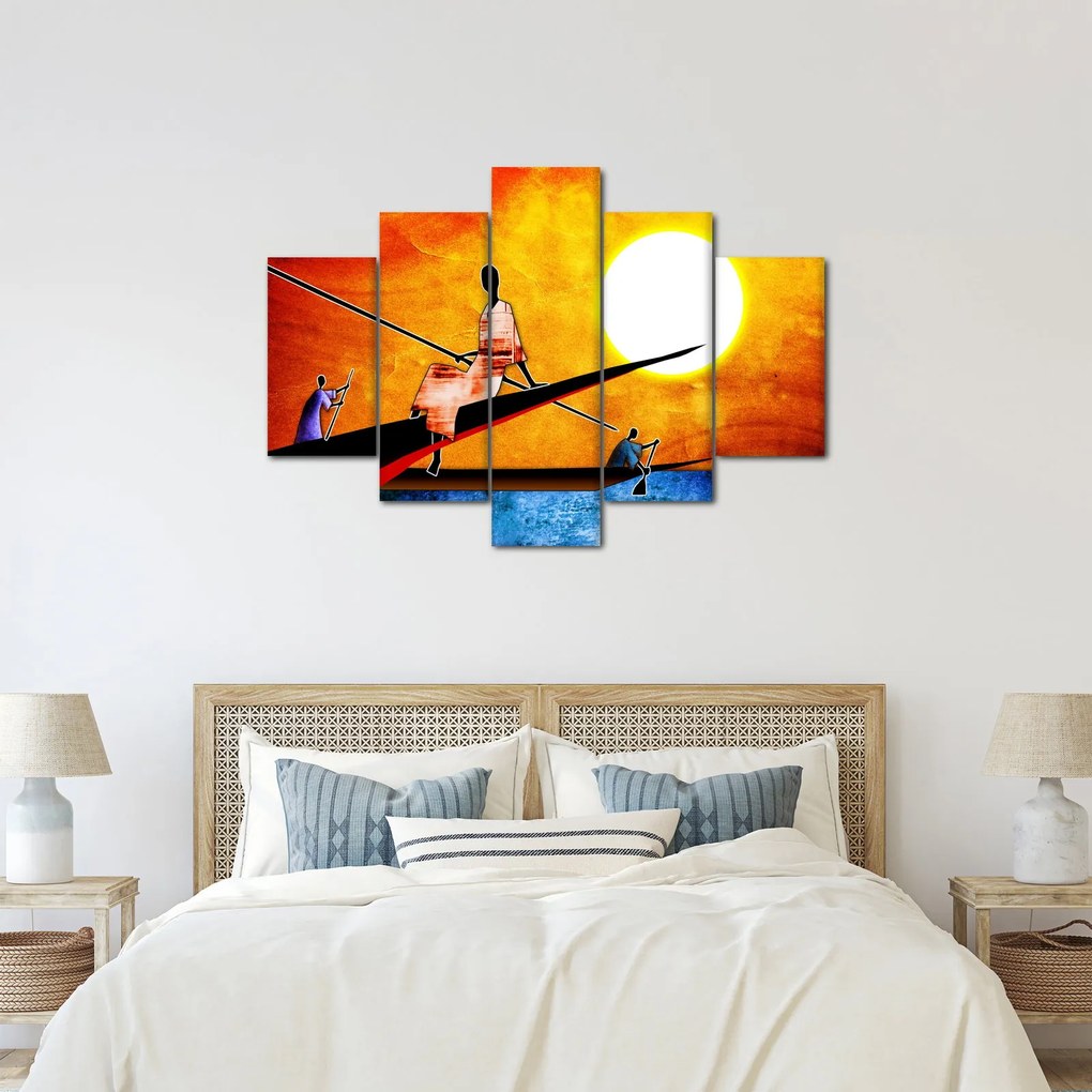 Egy korabeli ősi festmény képe (150x105 cm)