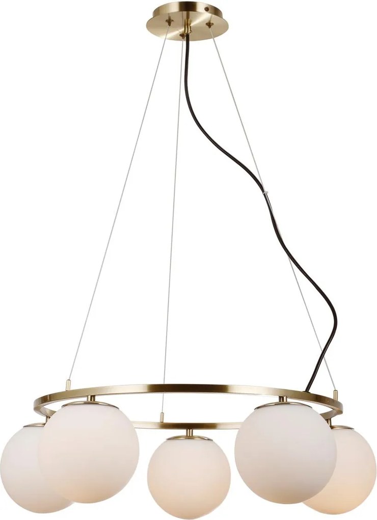 Italux modern függeszték larosa antik bronz átlátszó itxpnd-33453-5-abr