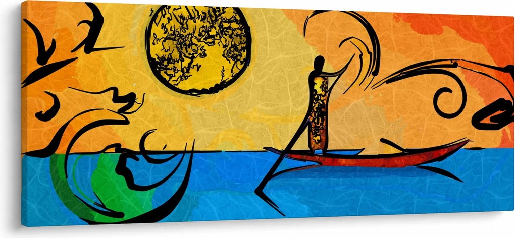 Egy ősi festmény képe (120x50 cm)