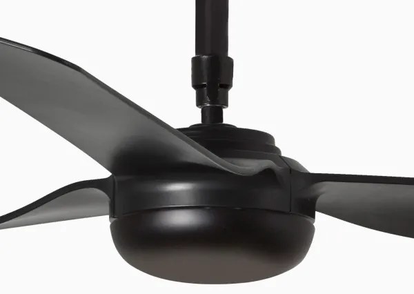 FARO 33815WT - Mennyezeti ventilátor PUNT M fekete átm. 132 cm WT + távirányítás