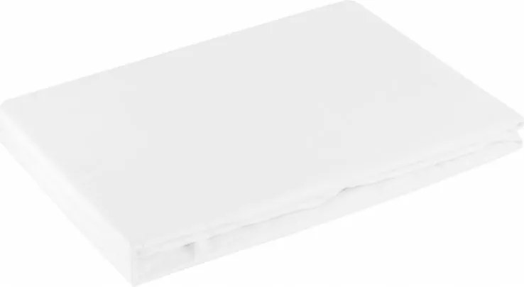 Szatén gumis lepedő 220x200 Nova fehér 30 cm magas matrachoz