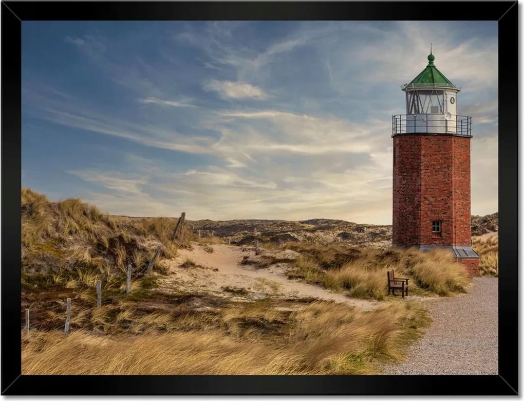 Poszterek keretben 40x30 Világítótorony Tájkép
