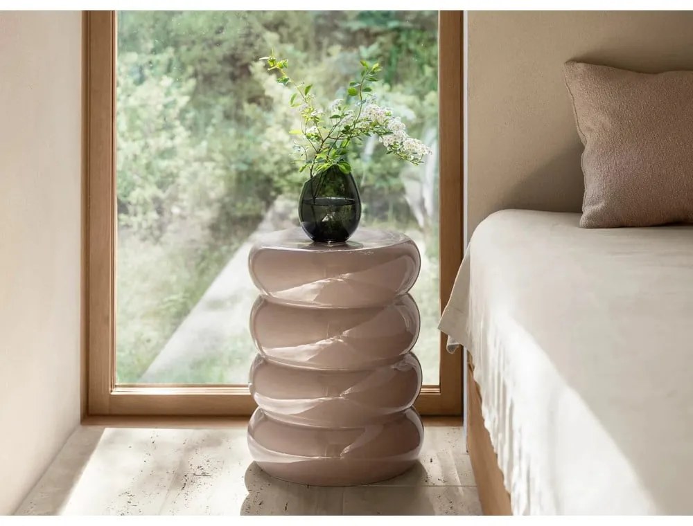 Kerámia kerek tárolóasztal ø 34 cm Toru – Blomus