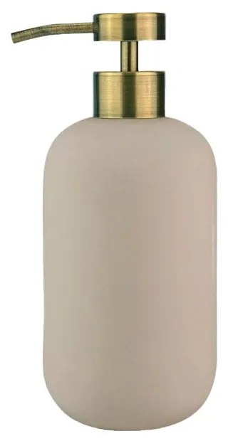 Krémszínű kerámia szappanadagoló 200 ml Lotus – Mette Ditmer Denmark