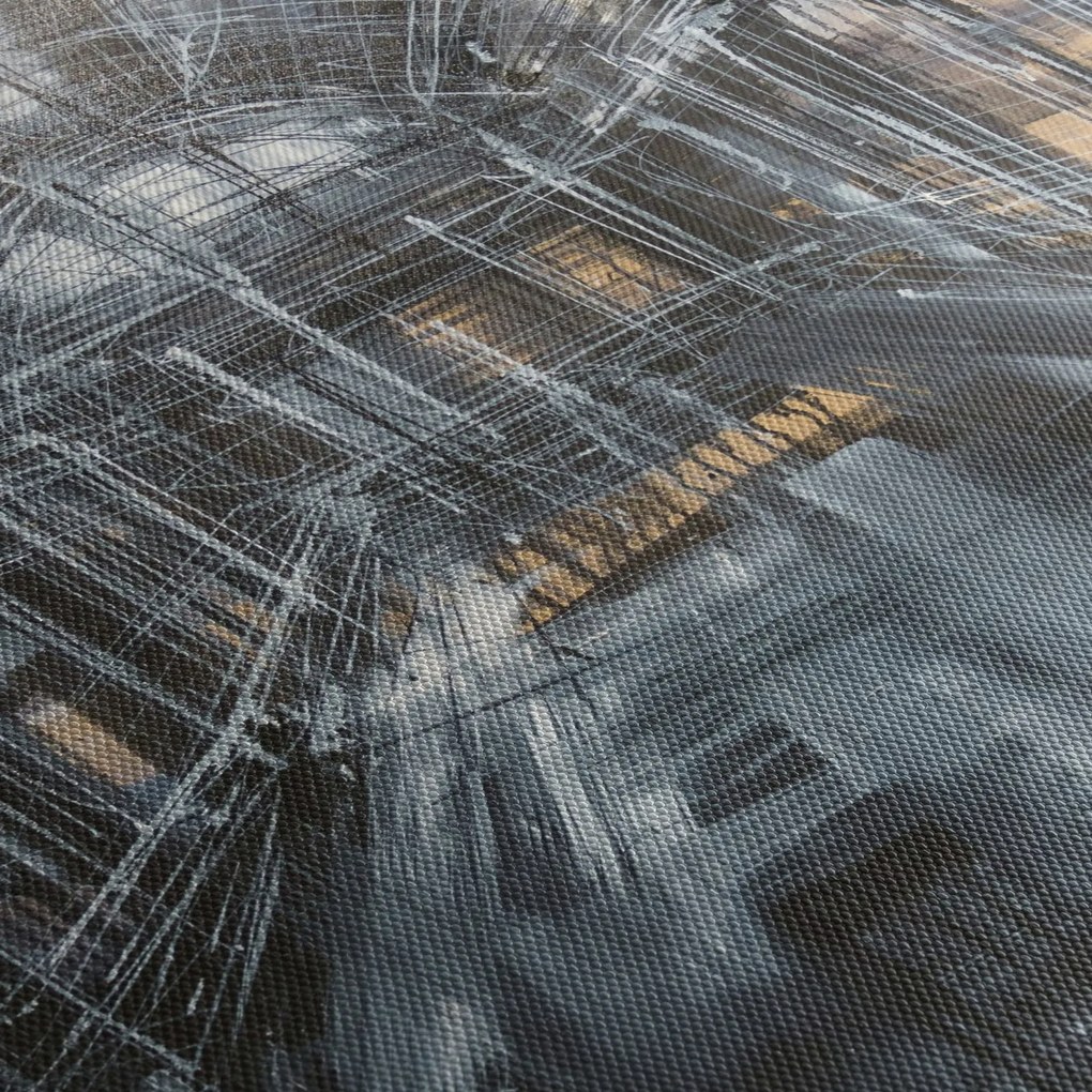Egy régi épület belsejének képe (120x50 cm)