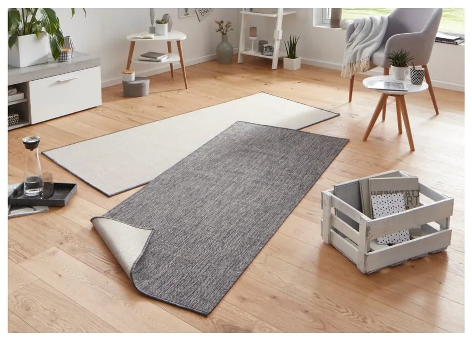 Miami szürke kültéri szőnyeg, 80 x 250 cm - NORTHRUGS