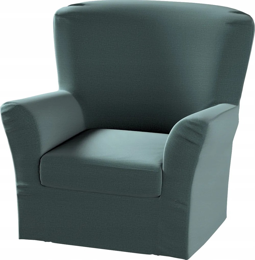 Dekoria Tomelilla magas fotelhuzat Ikea könyvjelzőkkel zöld