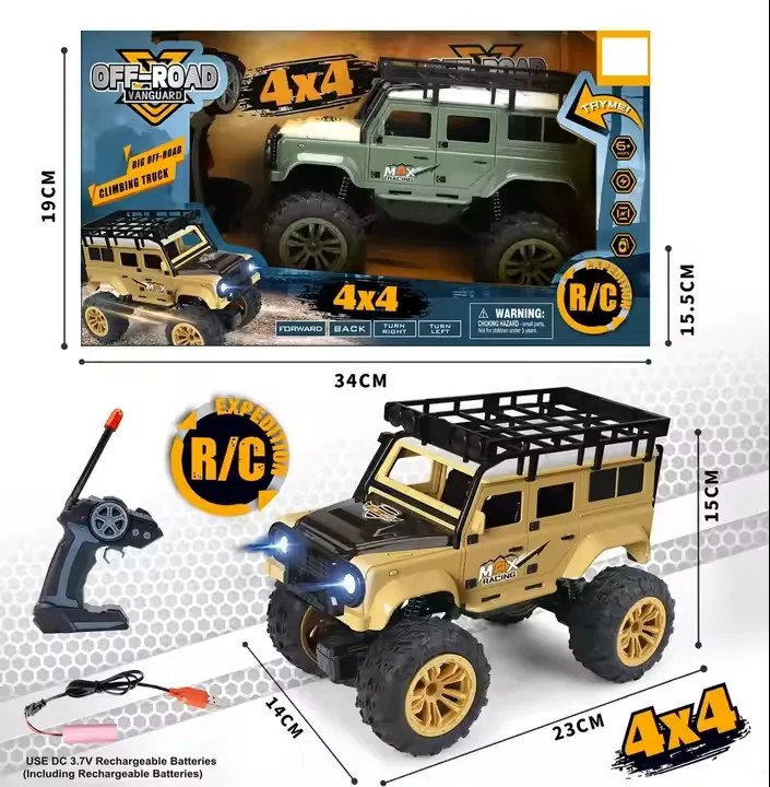 Négy csatornás világítós Távirányítós Land Rover Defender Mászó Autó (akkut tartalmaz)