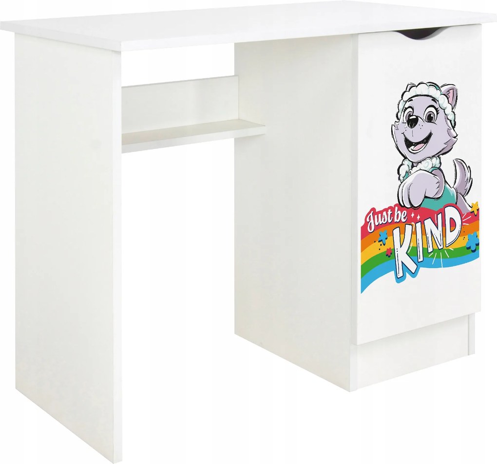 Gyerek íróasztal Mancs Őrjárat szekrénysel 90x50x77 – Tanulás és játék