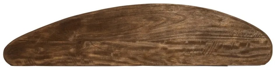 Barna mangófa fali polc 100 cm Ginosu – Light & Living