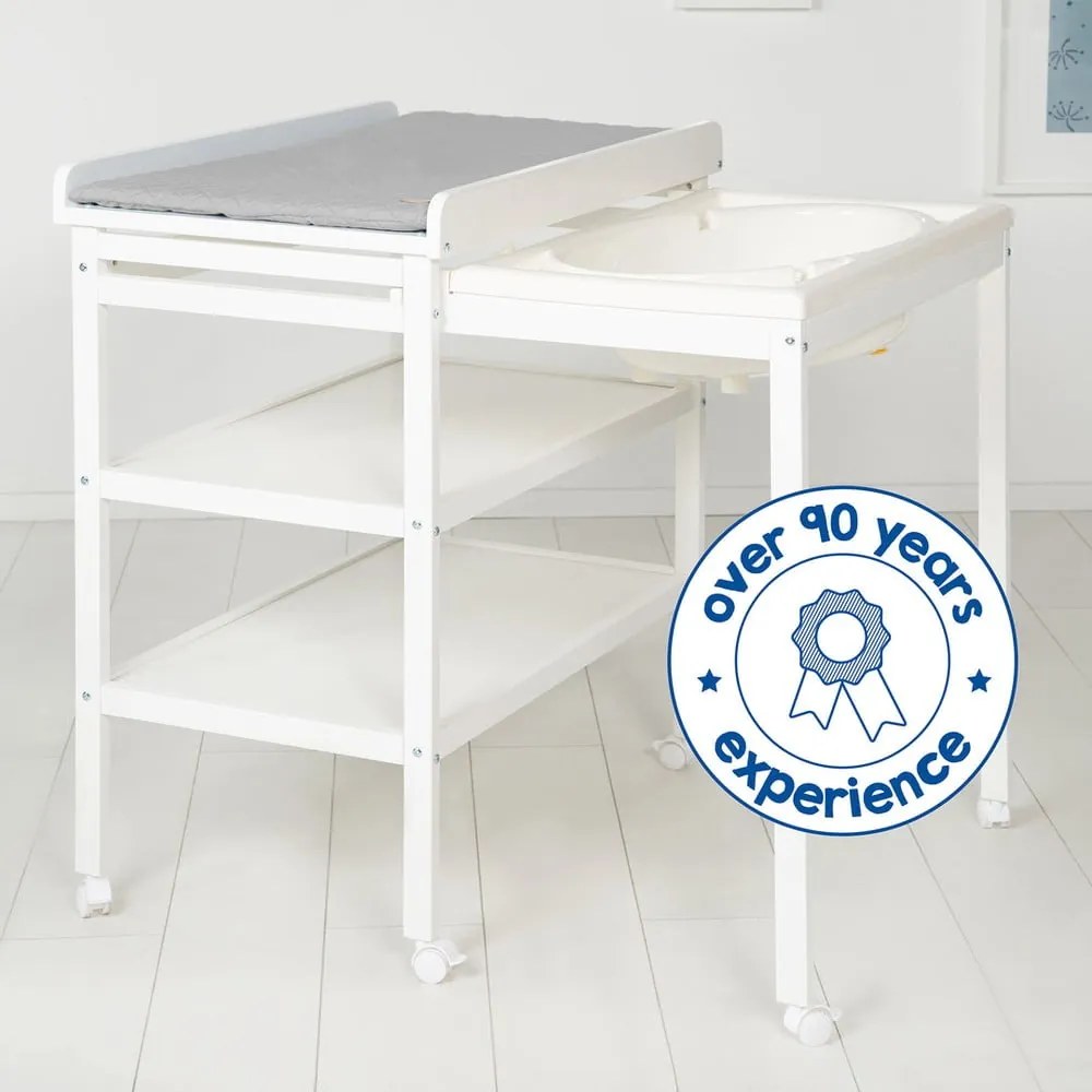 Fehér pelenkázó feltét Style grau – Roba